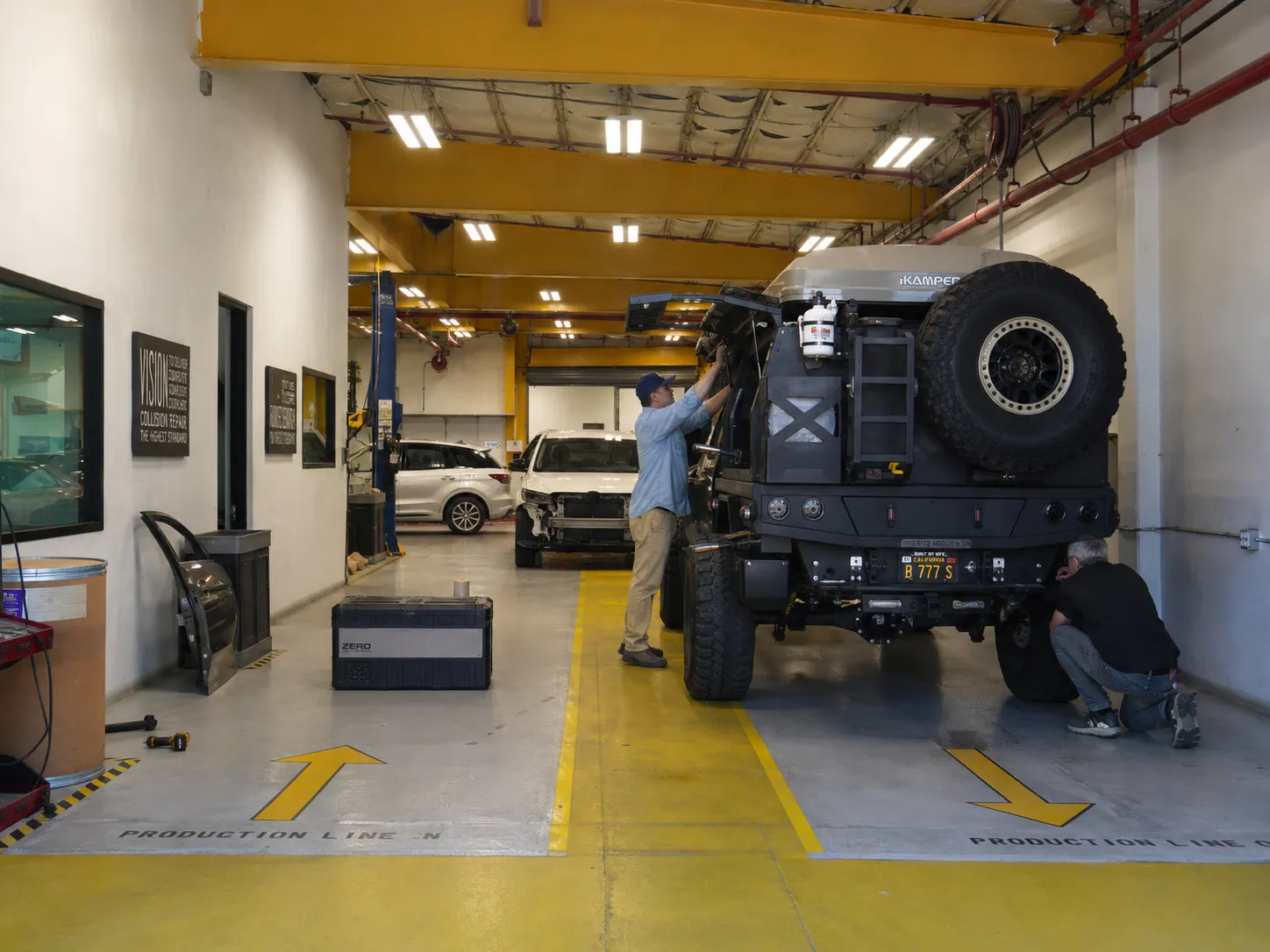 Vehicle repair and maintenance at United Collision Specialists